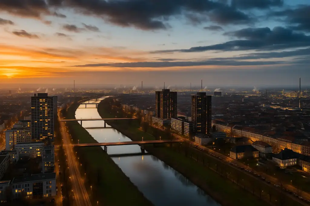 Zweigeschossiges Fertighaus von BAUTENT – Einfamilienhaus mit Garten