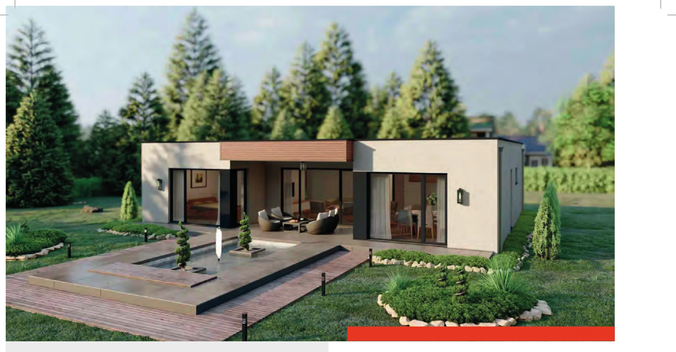 BAUTENT Bungalow Summer Garden – 141 m² barrierefreies Wohnen