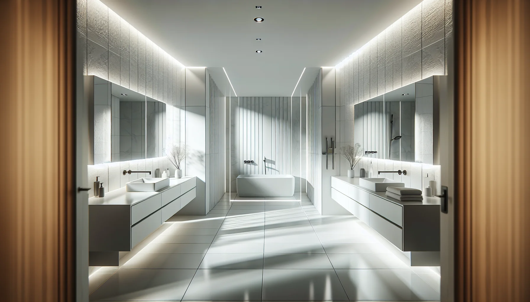 Fertig renoviertes Bad nach Badsanierung