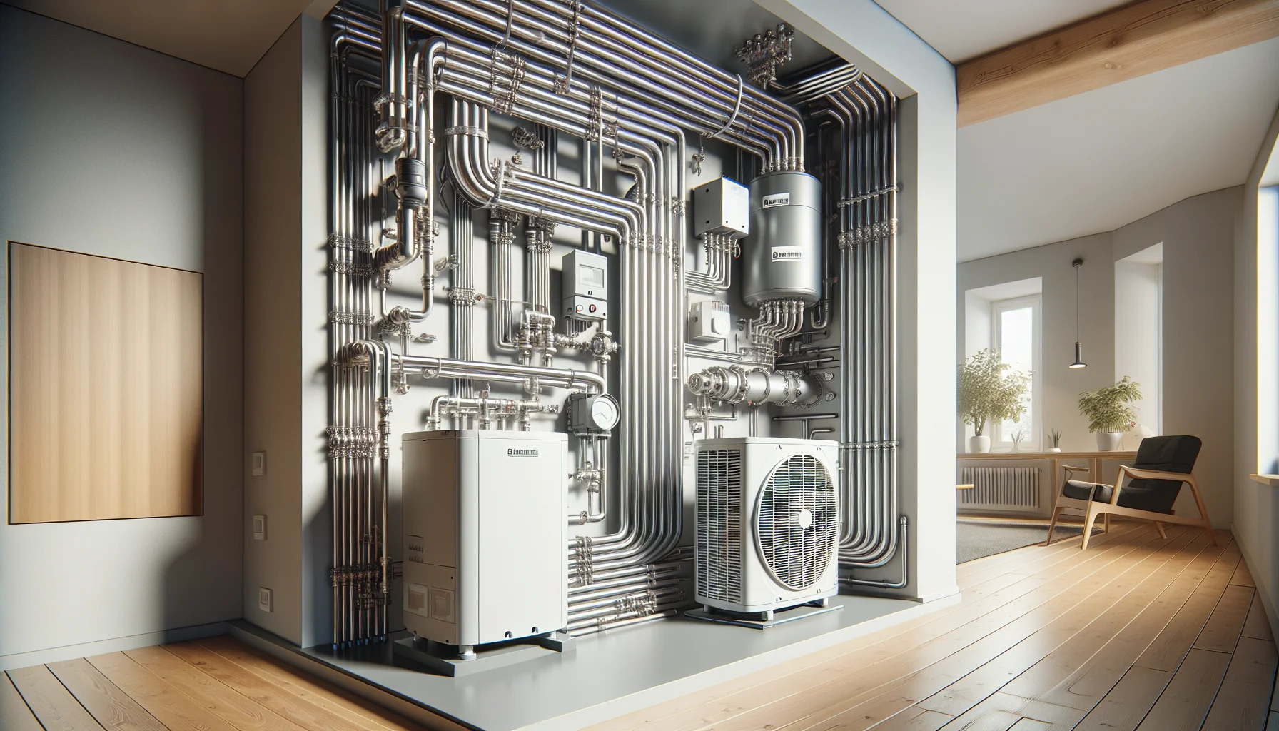 Moderner Heizungstausch in Mannheimer Einfamilienhaus mit neuer Wärmepumpe