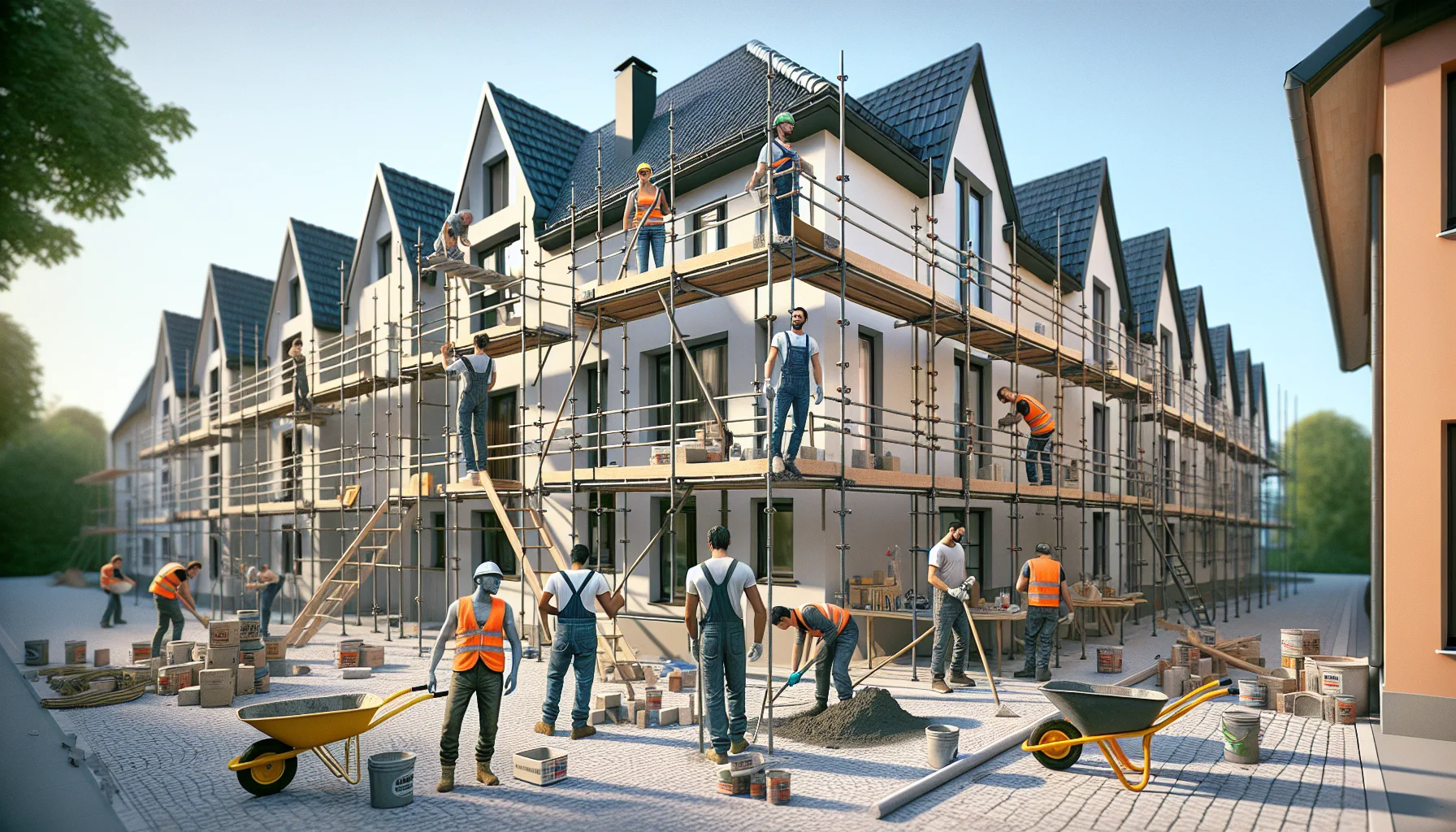 Sanierung Baustelle – BAUTENT Projekt