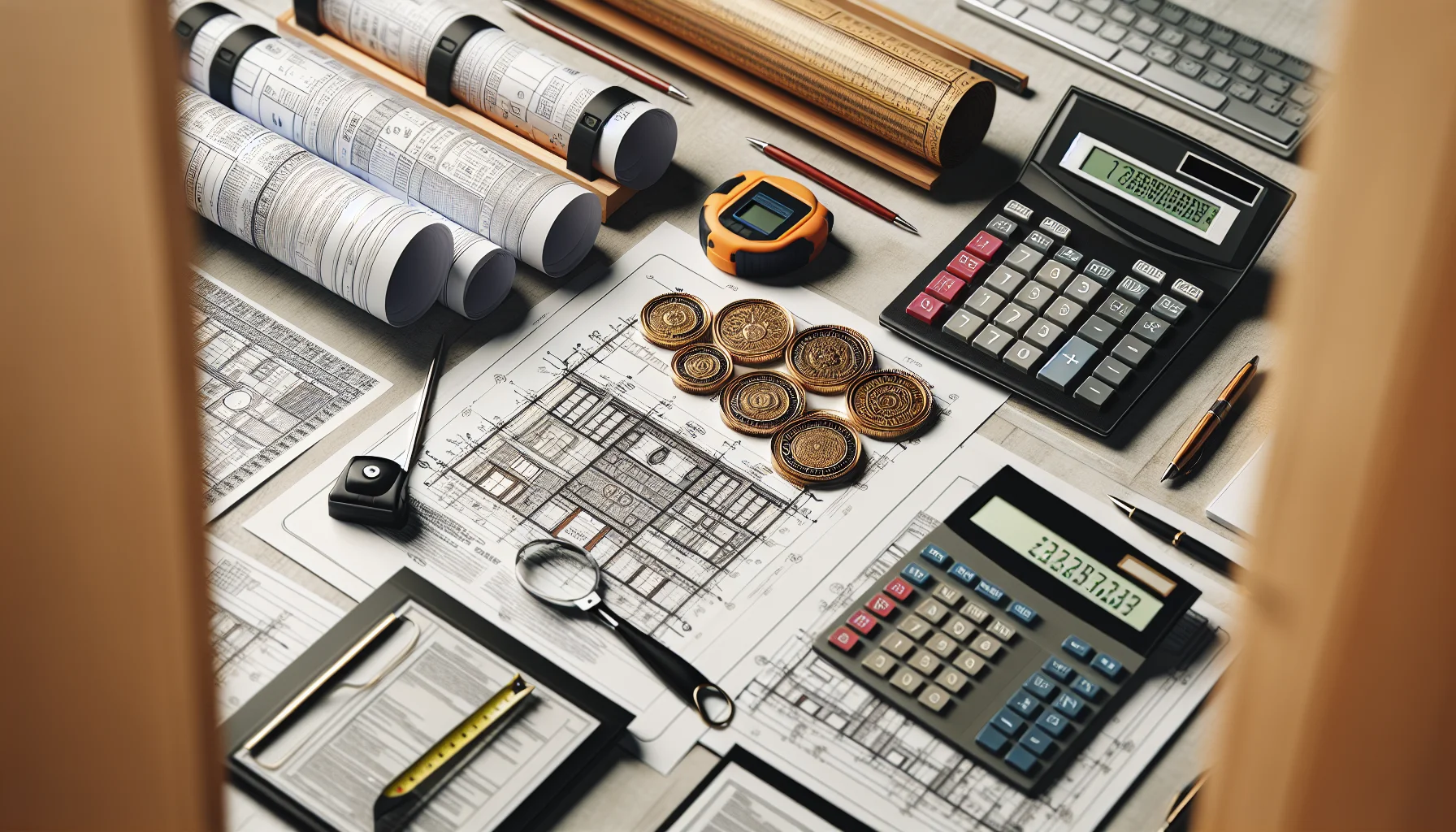 Baugenehmigung und Bauunterlagen für Nebenkosten beim Hausbau