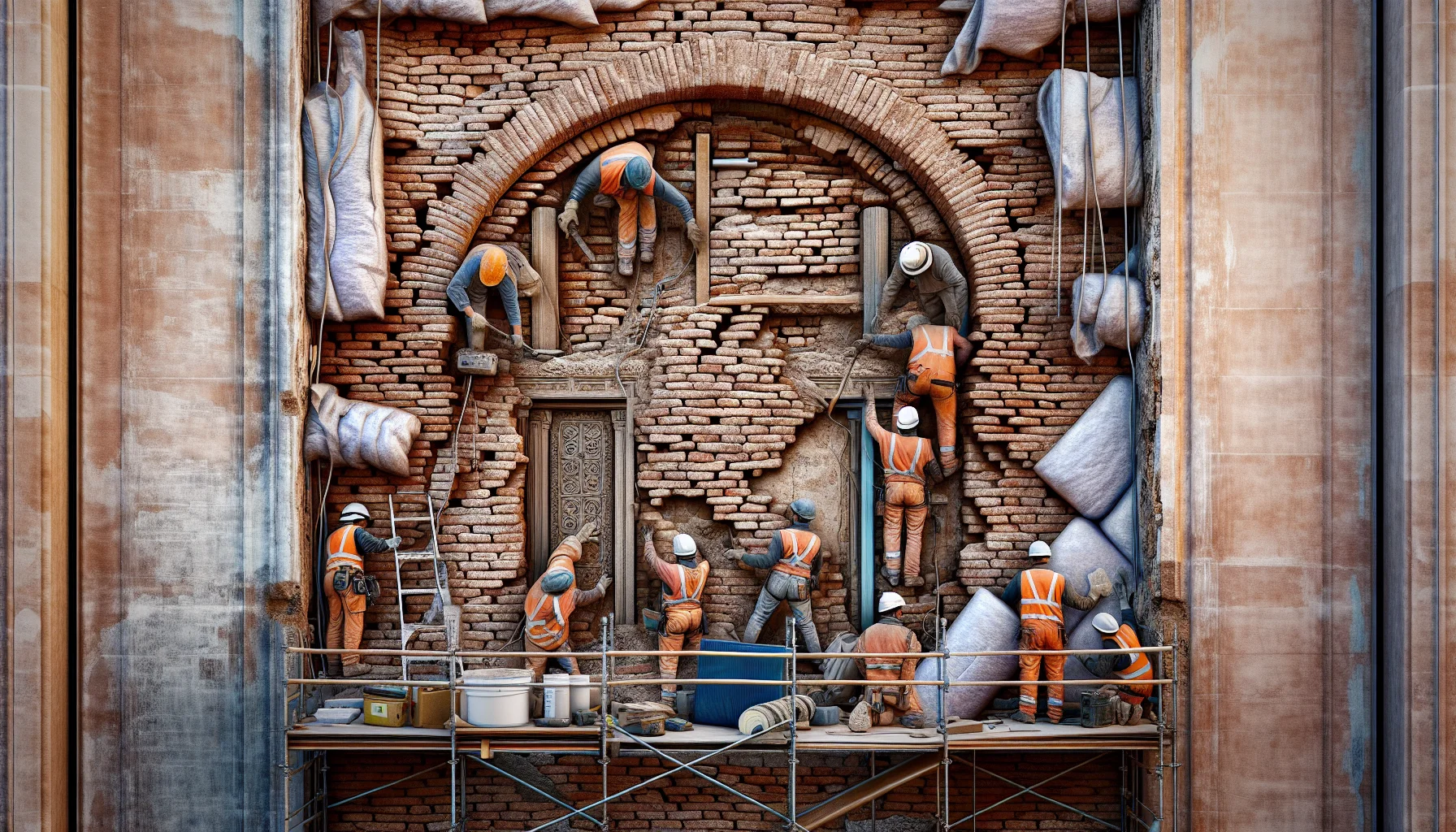 Detailansicht Altbausanierung Frankfurt - Dämmung und Modernisierung