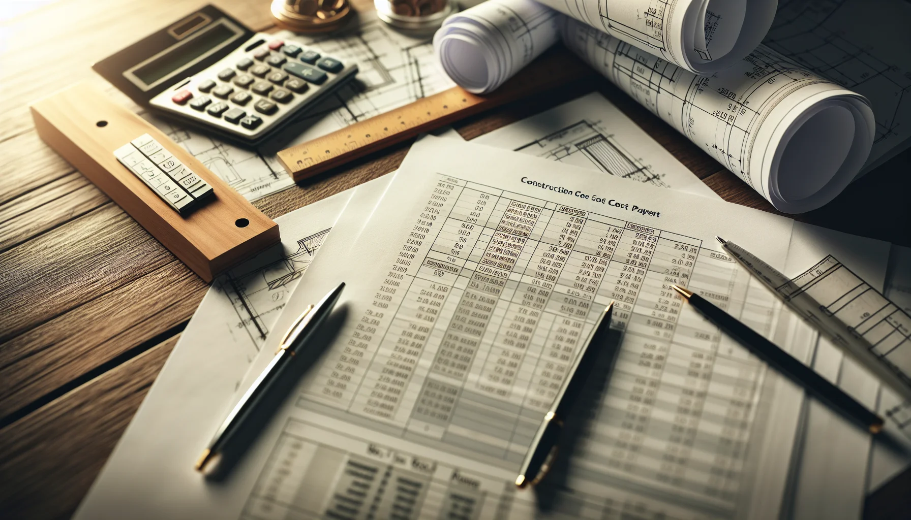 Kostenberechnung und Planung beim schlüsselfertigen Bauen