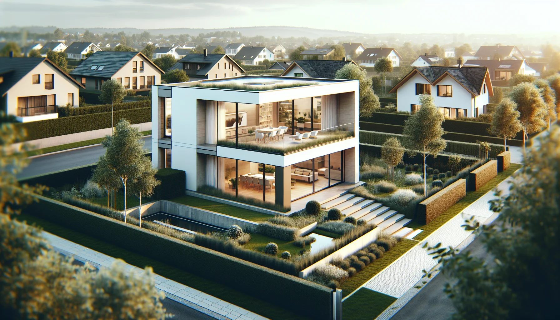 Modernes Einfamilienhaus auf erschlossenem Grundstück