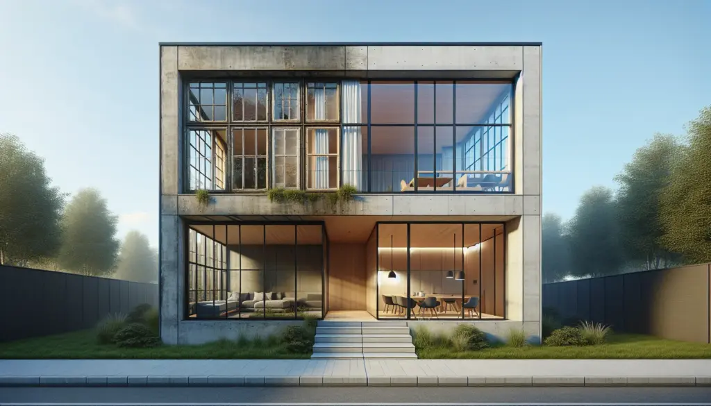 Haus mit alten und neuen Fenstern im Vergleich - Fenstersanierung 2026