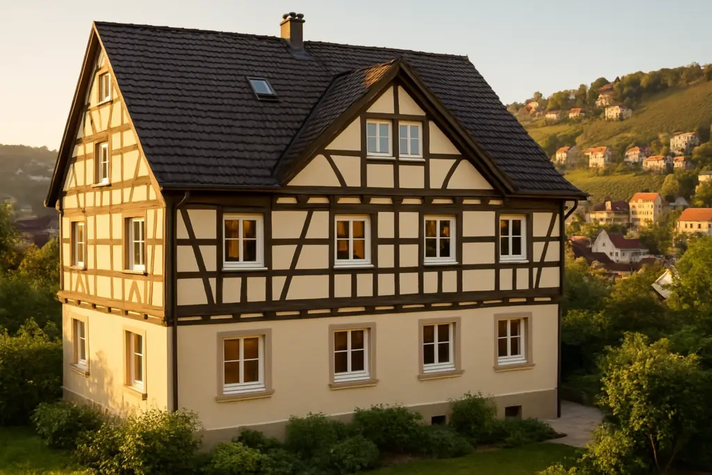 Komplettsanierung Stuttgart – vollständig renoviertes Wohnhaus mit neuer Fassade und modernen Fenstern in Stuttgart