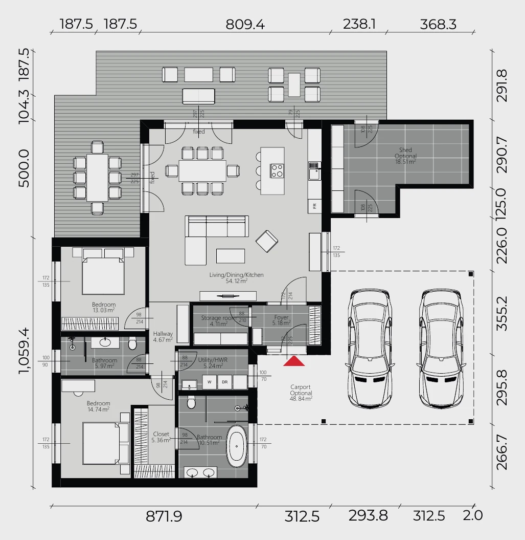 BAUTENT Vita Modern Grundriss