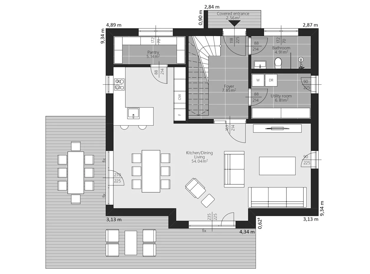 BAUTENT Odenwald Grundriss Erdgeschoss